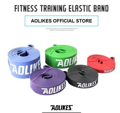 AOLIKES 1Pcs ธรรมชาติสายรัดฟิตเนส Gym อุปกรณ์ Expander ยางต้านทาน Band ออกกำลังกายต้านทานเชือกการออกกำลังกาย Crossfit ดึงเสริมสร้าง