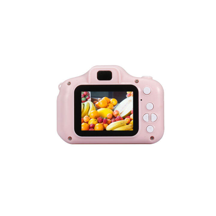 Mini Kids Video Camera, 2.0 Inch Color Screen Digital Kids Camera 1080P Rechargeable Children's Camera With Lanyard Toy Gifts For Girls