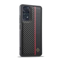 Casing PC ลายคาร์บอนไฟเบอร์สำหรับ Xiaomi Redmi โน๊ต12 R Pro Poco X5 Pro 5G Note 11 12 Pro 11 12S 12S 12S 4G 12C 11A เคสแบบทางการกันรอยนิ้วมือฝาครอบโทรศัพท์กันกระแทก