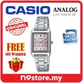 Casio LTP-V007D-4E Analog Women Watches Stainless Steel Pink Dial Stainless Steel Ladies Business Watch Jam Tangan Original. 