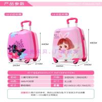 Childrens Luggage Girls Small Trolley Case Mens Small Box Baby Mini Suitcase Cartoon Schoolbag18-Inch16