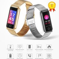 2018 Metal Strap Smart Watch wrist Band Heart Rate Blood Pressure Pedometer sleeping monitor Smart Wristband Fitness Tracker  Pedometers