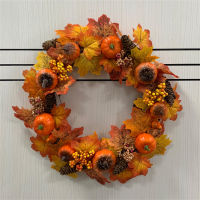 Maple Wreath Autumn Festival Wreath Door Hanging Home Decor GOULD