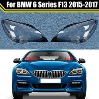 ฝาครอบไฟหน้ารถเลนส์ใสหลอดไฟหน้าโป๊ะโคมไฟสำหรับ BMW 6 Series F06 F12 F13 M6 630 640 2015-2017ซ้าย