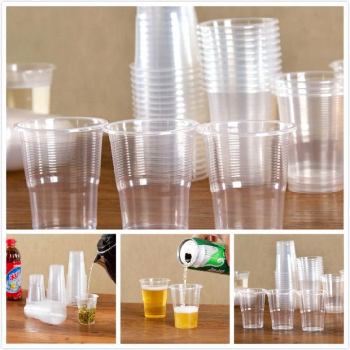 high-end-cups-25-50ชิ้นทิ้งปิกนิกกลางแจ้งพลาสติก-tastingnew-การผลิตวัสดุ-pp-คริสตัลใส8ออนซ์