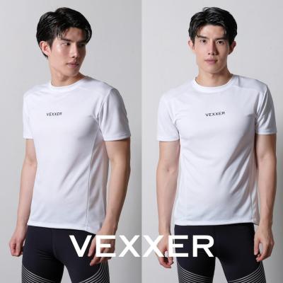 Vexxer Running Shirt M01 - สีขาว เสื้อกีฬา แขนสั้น เสื้อยืด เสื้อวิ่ง ออกกำลังกาย