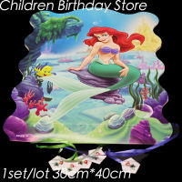 2pcs The Little Mermaid Theme Folding Pinata The Little Mermaid Theme Birthday Party Decorations Mermaid Theme Pinata