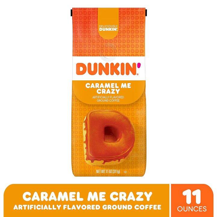 Dunkin Donuts Caramel Me Crazy Ground Coffee 11oz (311g) Lazada PH