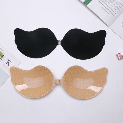 Factory contact bra hidden placket mango shape butterfly wings together a strapless invisible underwear