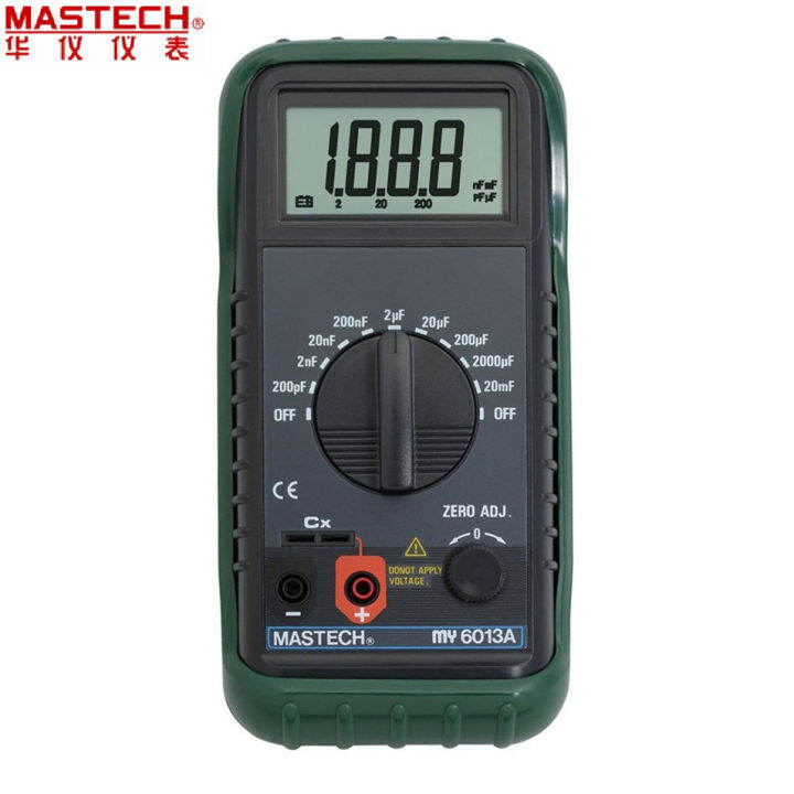 GOLDCHAMP 36D Misuratore Di Capacità Digitale - Tester Condensatore Da 200pF A 20mF Con Retroilluminazione LCD - 4