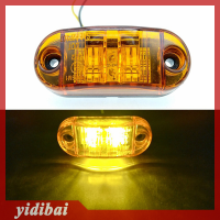 yidibai 1pcs 10V 30V ไฟ LED ด้านข้างเครื่องหมายไฟเตือนไฟท้ายรถยนต์รถยนต์ภายนอกไฟรถบรรทุกรถบรรทุกรถบรรทุกสีเหลืองสีส้มสีขาวสีแดง