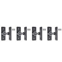 Barn Door Lock Hardware, 90 Degree Heavy Duty Gate Latches Flip Latch Safety Door Bolt Latch Lock 4 Pack