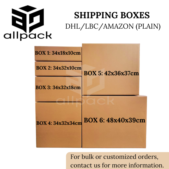 DHL Shipping Carton Boxes High Quality Lazada PH