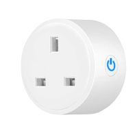 20A Tuya Smart Wifi Plug UK Control Socket Outlet with Energy Monitering Timer Function for Alexa Google UK Plug