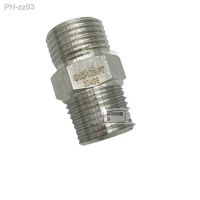 1/2 NPT Male To G 1/2 BSPP Male 304 316 Stianless Steel Hex Nipple Pipe Fitting Connector Adapter High Pressure