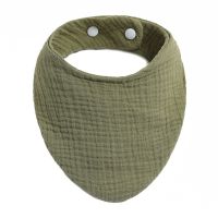 【DT】hot！ Cotton Gauze Baby Bibs Adjustable Newborns Saliva Toddler Boys Bib Burp Scarf Shower