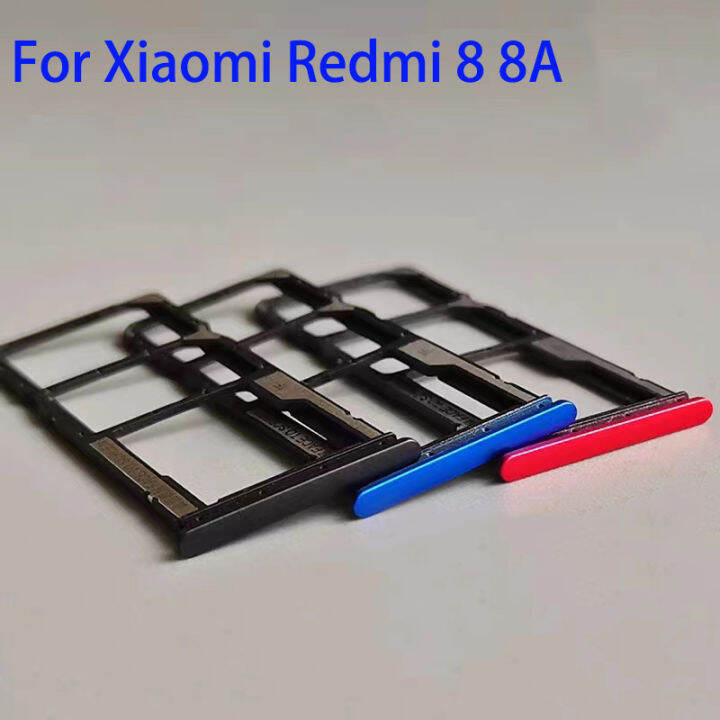 ใหม่สำหรับ-xiaomi-redmi-8-8a-ที่ใส่ซิมการ์ดที่ใส่ถาดใส่ซิมที่ใส่อะไหล่หัวอ่าน