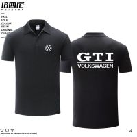 2023 New Fashion  Volkswagen GTI字母短袖PASSAT TAIGO TIGUAN户外驾驶POLO衬衣，Size: XS-6XL Contact seller for personalized customization of name and logo