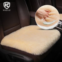 Karcle Car Seat Covers 6CM Long Plush Fur Cloak for Car Breathable Seat Cushion Car Covers in Salon Styling Non-slip Accessories