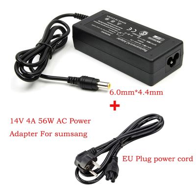 14V 4A AC Power Adapter Charger For samsung SyncMaster 770TFT 17 quot; SMT 170QN 570S TFT 180T 18 quot; 570V TFT15 AP06314 UV EU Plug Cord