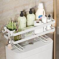 [COD] Punch-free shelf above the toilet tissue box storage cabinet