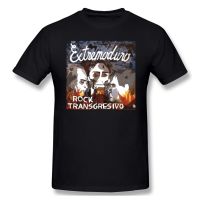 เสื้อยืดแขนสั้น คอกลม พิมพ์ลายวงร็อค Rock Transgresivo Extremoduro By Biblioteca Virtual Extreme สไตล์วินเทจ แฟชั่นคู่รั  DNEV