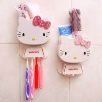 ที่แขวนแปรงสีฟัน แบบติดผนัง พร้อมช่องใส่ของในห้องน้ำ รุ่น Toothbrush hanger -18Oct-J1