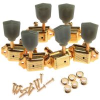 Guitar Sealed Tuners Tuning Pegs Machine Heads 3 Right Hand 3 Left Hand String Bass Guitar,Golden