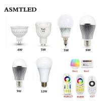 [Super bright bulb] AC86 265โวลต์หลอดไฟ LED Mi 4วัตต์5วัตต์6วัตต์12วัตต์ RGB CCT RGB W อัจฉริยะแสงตกแต่งบ้านด้วยมาร์ทโฟนระยะไกล