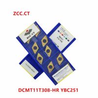 ซี CT 10P DCMT (DNMG) 0702 / 11T3 / 1506 -HM / -HR / -PM YBC251 เม็ดมีดกลึงโลหะ CNC คาร์ไบด์แทรกสําหรับเหล็ก