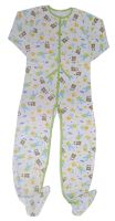 บอดี้สูทพิมพ์ลายเท็ดดี้พร้อมเท้า /Onesie พร้อมเท้า /Baby Romper/abdl Clothes/printed Bodysuit