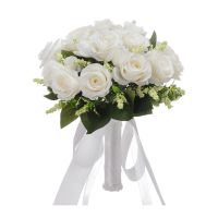 ดอกกุหลาบแชมเปญดอกไม้โรแมนติกดอกไม้ประดิษฐ์จำลองเหมือนจริงสำหรับงาน Diy บ้านงานแต่งงานดอกไม้ประดิษฐ์ที่ซีดจาง