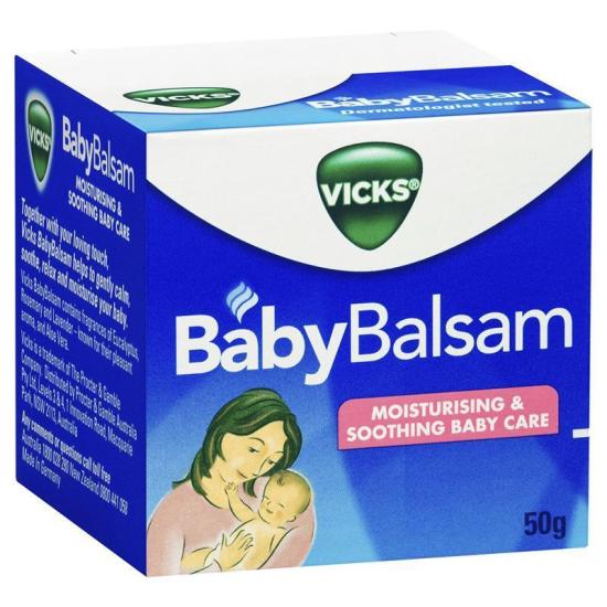 Hcmdầu bôi ấm ngực giảm ho cho bé vicks baby balsam 50g - ảnh sản phẩm 2