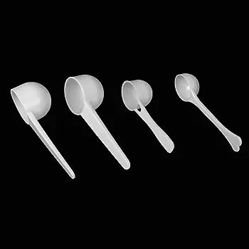 Graceful 20PCS 1g Plastic 1 Gram Scoops Spoons For Food Milk