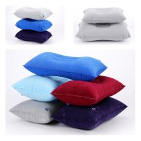 hot【DT】✌  Inflatable Air Pillows Camping Cushion Hiking Beach Car Plane Rest Camp Gears