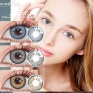 Hàng mới về Cặp kính áp tròng màu xanh dương nâu tự nhiên