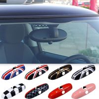 R50 R52 R53 R55 R56 R58 R59 Union Jack Car Interior RearView Mirror Cover Trim For MINI COOPER JCW Countryman Auto Accessories