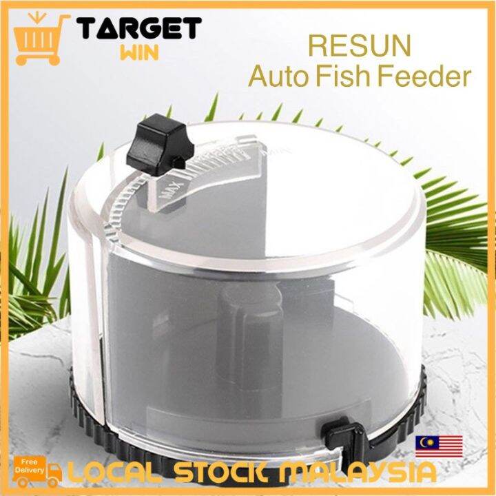 Resun Auto Fish Feeder Adjustable Automatic Feed Fish Aquarium Top Lazada
