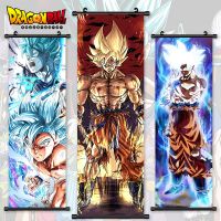 【CW】♈☁  Canvas JK Anime Print Z Picture Goku Wall Frieza Wukong Artwork Painting Vegeta Hanging Scrolls Poster