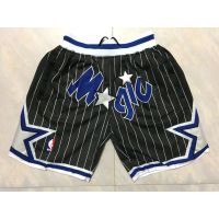 Sxha 301 JUST DON Pocket Jerseys shorts NBA เสื้อยืดบาสเก็ตบอล สําหรับผู้ชาย สีดํา S-XXL