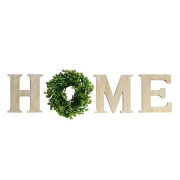 Shop Artificial Wood Letters Home online