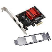 Dual-Port PCIe Gigabit Network Card 1000M PCI Express Ethernet Adapter with 82576 Two Ports LAN NIC Card