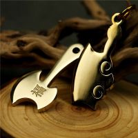 Copper axe and axe blessing to pure copper pendant ss small kitchen fortune to keychain transfer key chain pendant