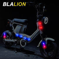 BLALION ไฟเตือนพลังงานแสงอาทิตย์ไฟรถยนต์ Led ขนาดเล็กสะท้อนแสงอเนกประสงค์เอลอีดีรถจักรยานยนต์และรถยนต์ไฟแฟลชรถยนต์หลัง