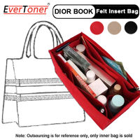 EverToner Felt Cloth Insert Bag Organizer Fits For BOOK TOTE Makeup Handbag Organizer Travel Inner Purse Baby Cosmetic Mommy Inner Bags