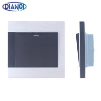 High Quality Household  Wall Switch Touch Light Lamp Access Control The Switches AC110V-250V 10a 1 gang 2 way Black