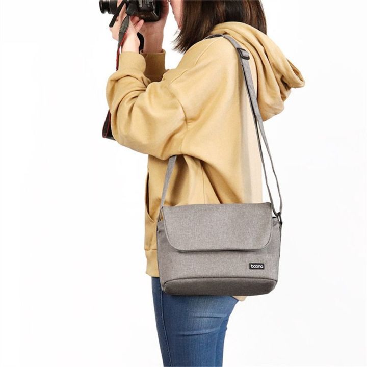 กระเป๋ากระเป๋าเก็บของสะพายไหล่-sejue4373กันน้ำสีดำกระเป๋ากล้องกระเป๋ากล้องช่างถ่ายภาพกระเป๋าใส่กล้องดิจิตอลสีเทา