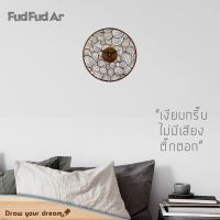 [FudFudAR] นาฬิกาแขวนผนัง รุ่น C018 นาฬิกาติดผนัง นาฬิกา 12 นิ้ว minimal มินิมอล เดินเงียบ ไม่มีเสียงติ๊กตอก นาฬิกาไม้ WOODEN WALL CLOCK สำหรับแขวนผนัง