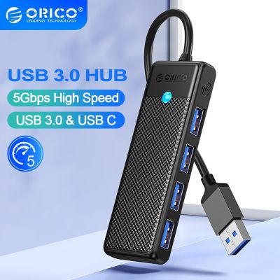 ORICO Usb Hub 3 0 Hub Usb Splitter Several Ports Multi 3.0 Usb Hub Type C Splitter Extensor Computer Accessories usb For Home USB Hubs