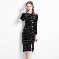 Womens Dress Dress Versatile Casual Long Sleeve